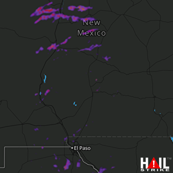 Hail Map Belen, NM 06-03-2018