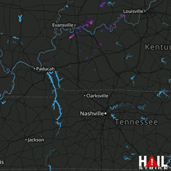 Hail Map Boonville, IN 05-03-2019