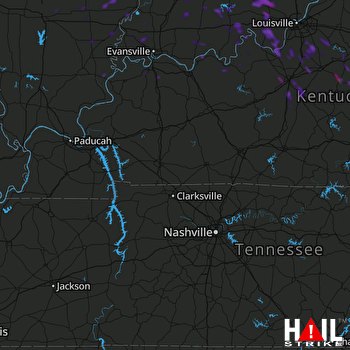 Hail Map Mitchell, IN 07-01-2019