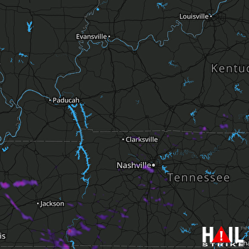 Hail Map Dickson, TN 08-14-2019