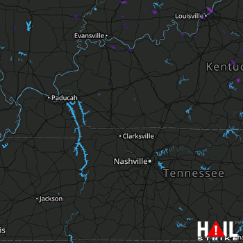 Hail Map Prospect, KY 08-27-2021