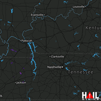 Hail Map Atwood, TN 09-21-2021