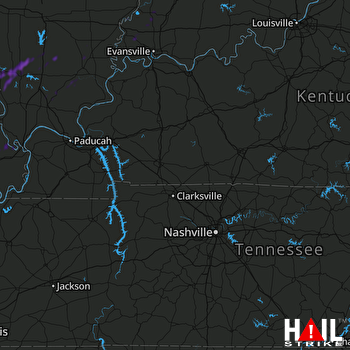 Hail Map Murphysboro, IL 10-25-2021