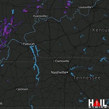 Hail Map Cape Girardeau, MO 05-20-2017