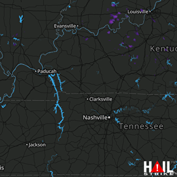 Hail Map Bristow, IN 06-15-2017