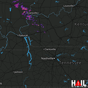 Hail Map Carmi, IL 08-19-2017
