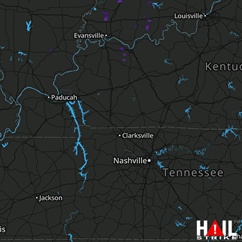 Hail Map Petersburg, IN 06-14-2018