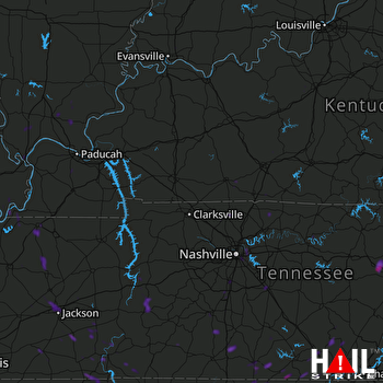 Hail Map Henderson, TN 06-17-2018