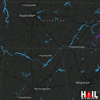 Hail Map Atlanta, GA 06-03-2018