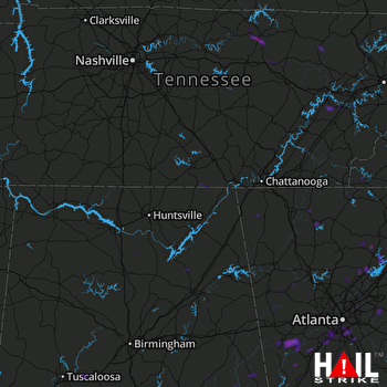 Hail Map Carrollton, GA 06-25-2018