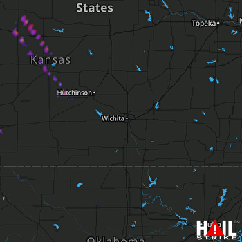 Hail Map Hays, KS 08-20-2018