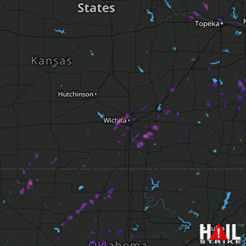 Hail Map Topeka, KS 05-24-2019