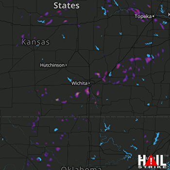 Hail Map El Dorado, KS 06-06-2019
