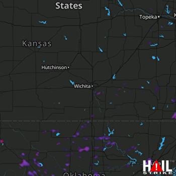Hail Map Rose Hill, KS 09-12-2019