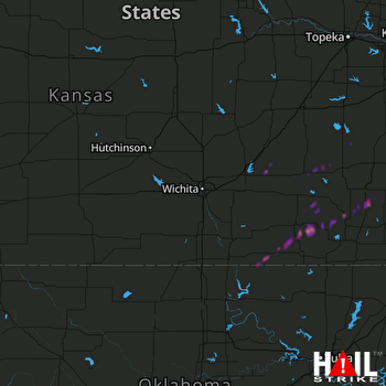 Hail Map Neodesha, KS 01-10-2020