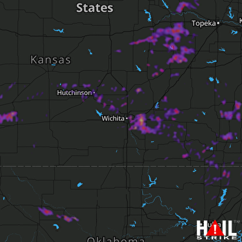 Hail Map Derby, KS 05-15-2020