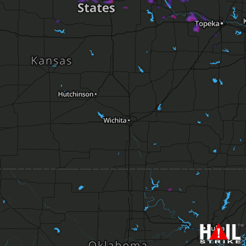 Hail Map Manhattan, KS 06-05-2020