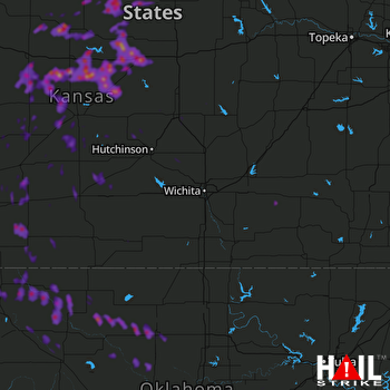 Hail Map Enid, OK 06-21-2020
