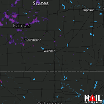 Hail Map Hays, KS 07-03-2020