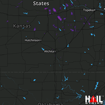Hail Map Minneapolis, KS 07-09-2020