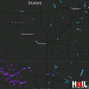 Hail Map Mooreland, OK 07-16-2020