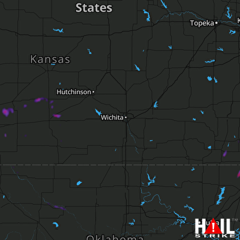 Hail Map Welch, OK 07-17-2020