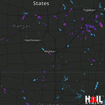 Hail Map Emporia, KS 07-20-2020