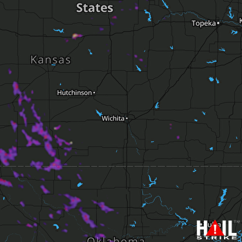 Hail Map Crescent, OK 08-16-2020