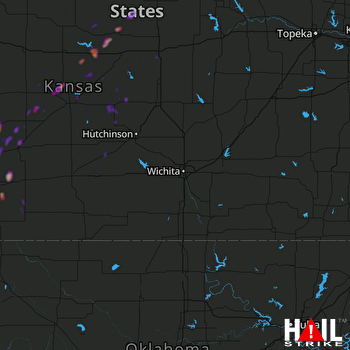 Hail Map Dodge City, KS 11-10-2020