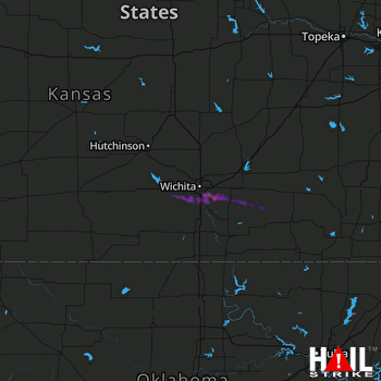 Hail Map Derby, KS 05-14-2021