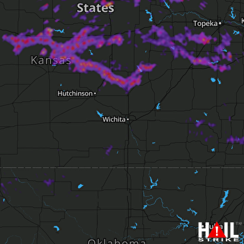 Hail Map Salina, KS 05-27-2021