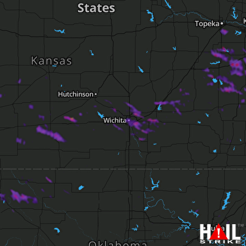 Hail Map Ottawa, KS 06-21-2021