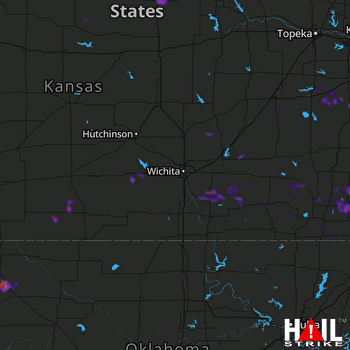 Hail Map Parsons, KS 07-16-2021