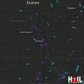 Hail Map Salina, KS 07-27-2021