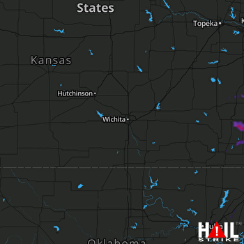 Hail Map Erie, KS 09-21-2021