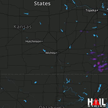 Hail Map Independence, KS 10-23-2021