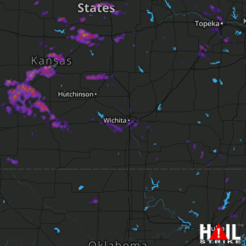 Hail Map Salina, KS 04-16-2017