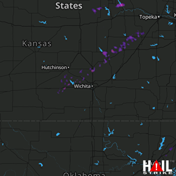 Hail Map Newton, KS 05-20-2017