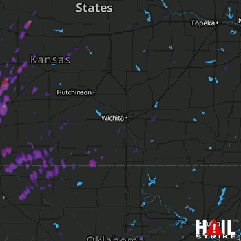 Hail Map Dodge City, KS 06-14-2017