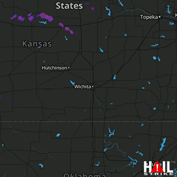 Hail Map Brookville, KS 06-21-2017