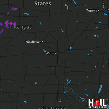 Hail Map La Crosse, KS 06-23-2017