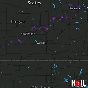 Hail Map Mcpherson, KS 07-13-2017