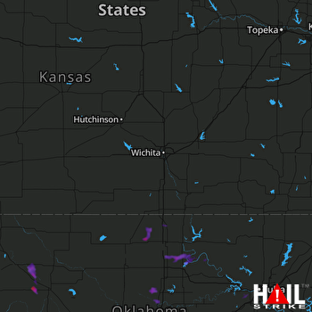 Hail Map Mooreland, OK 07-14-2017