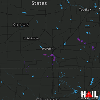 Hail Map Clearwater, KS 08-19-2017