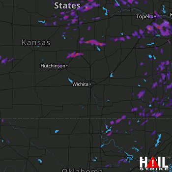 Hail Map Mcpherson, KS 09-17-2017
