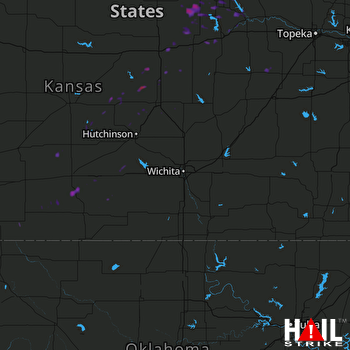 Hail Map Olsburg, KS 10-14-2017