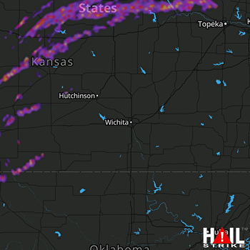 Hail Map Hays, KS 05-02-2018