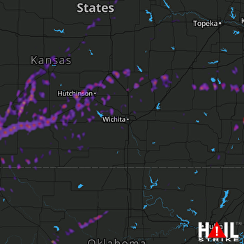 Hail Map Newton, KS 05-02-2018