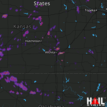 Hail Map Wichita, KS 05-29-2018