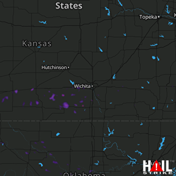 Hail Map Luther, OK 05-31-2018